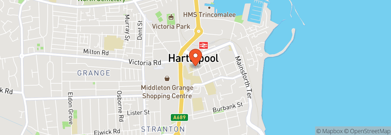 Map of The Studio - Hartlepool