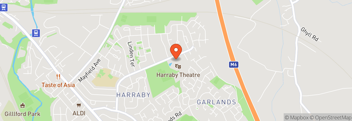 Map of Harraby Theatre