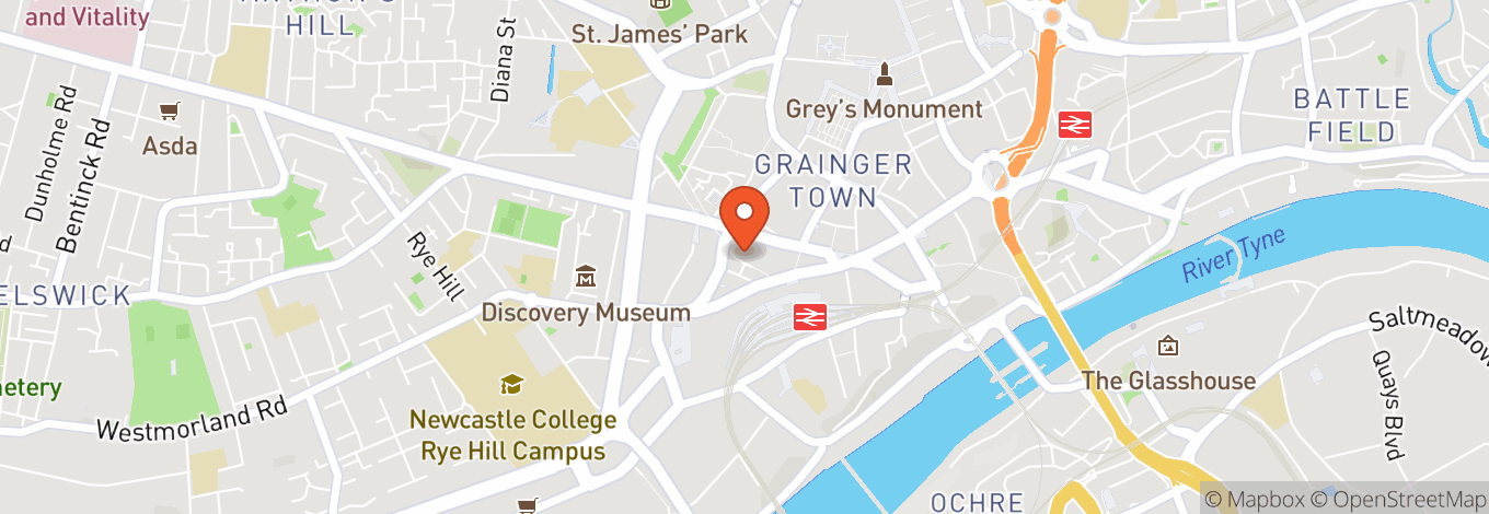 Map of Prohibition Cabaret Bar