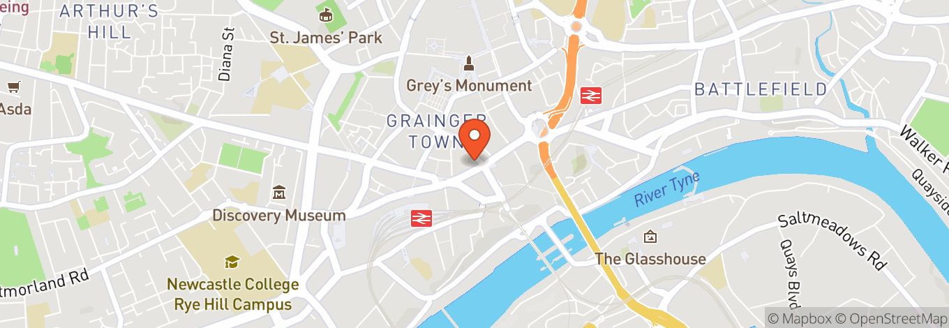 Map of Tropicana Newcastle