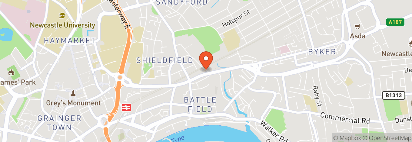 Map of Ouseburn Garden
