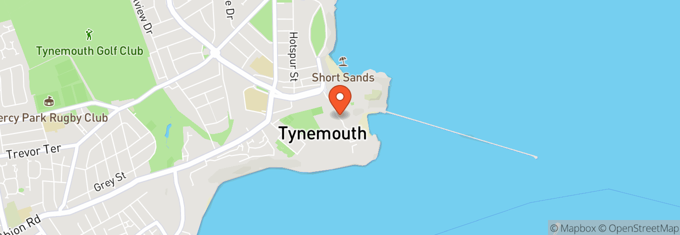 Map of Tynemouth Priory And Castle