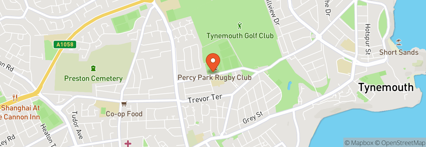 Map of Percy Park Rfc