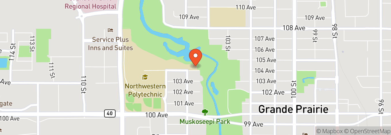 Map of Borstad Hill