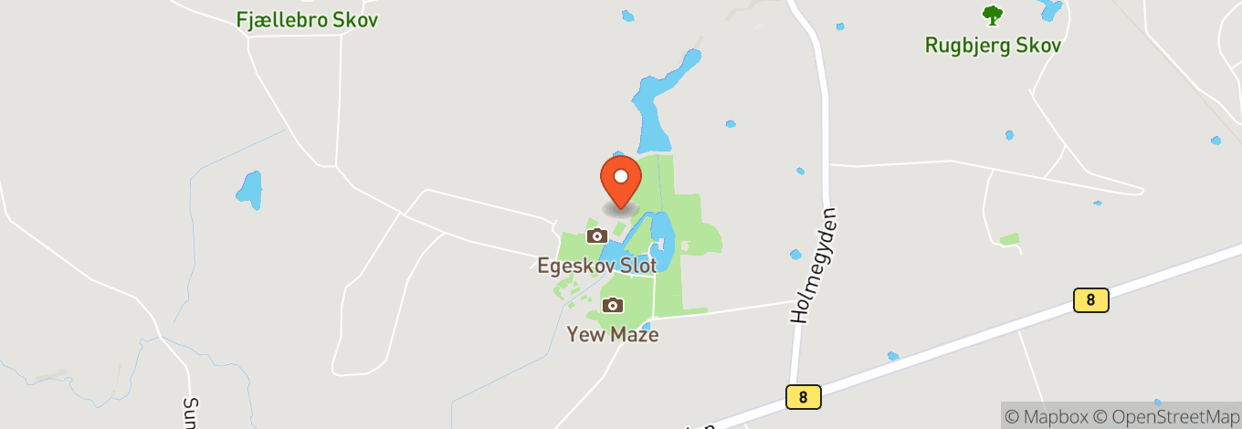 Map of Egeskov Castle