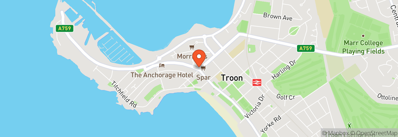 Map of Troon Concert Hall