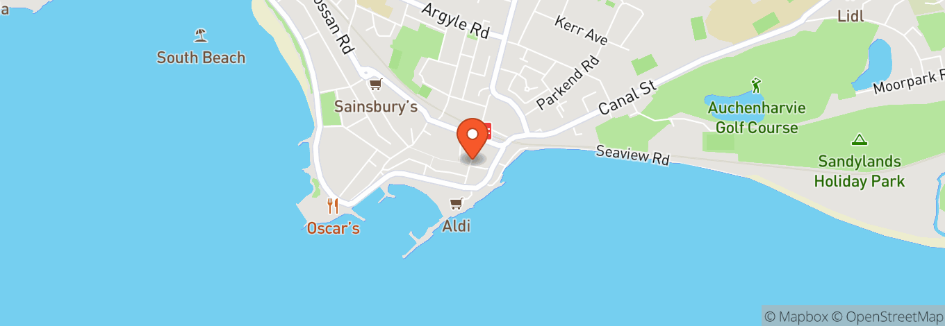 Map of Saltcoats Town Hall