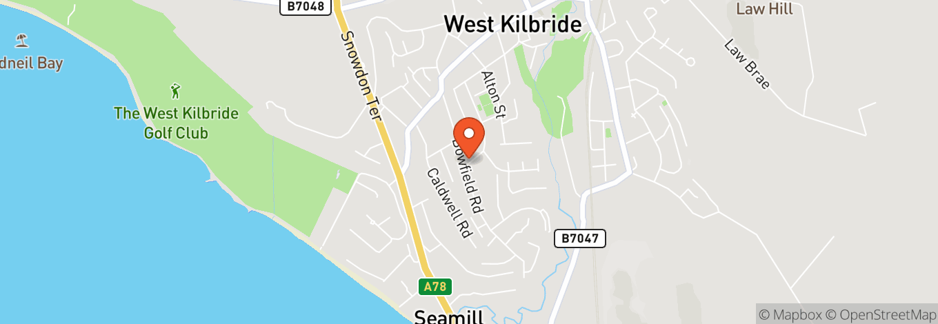 Map of The Village Hall West Kilbride