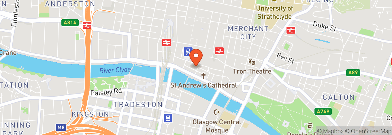 Map of Exit Glasgow