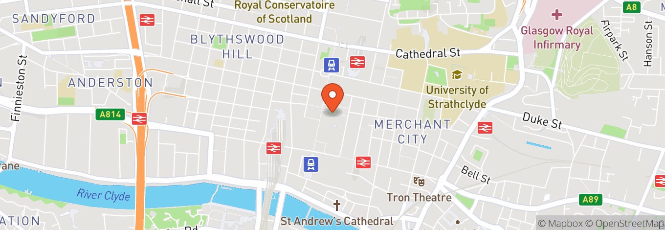 Map of Haus Glasgow