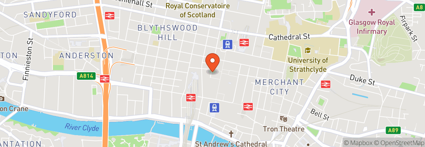 Map of Revolution Glasgow - Mitchell Street