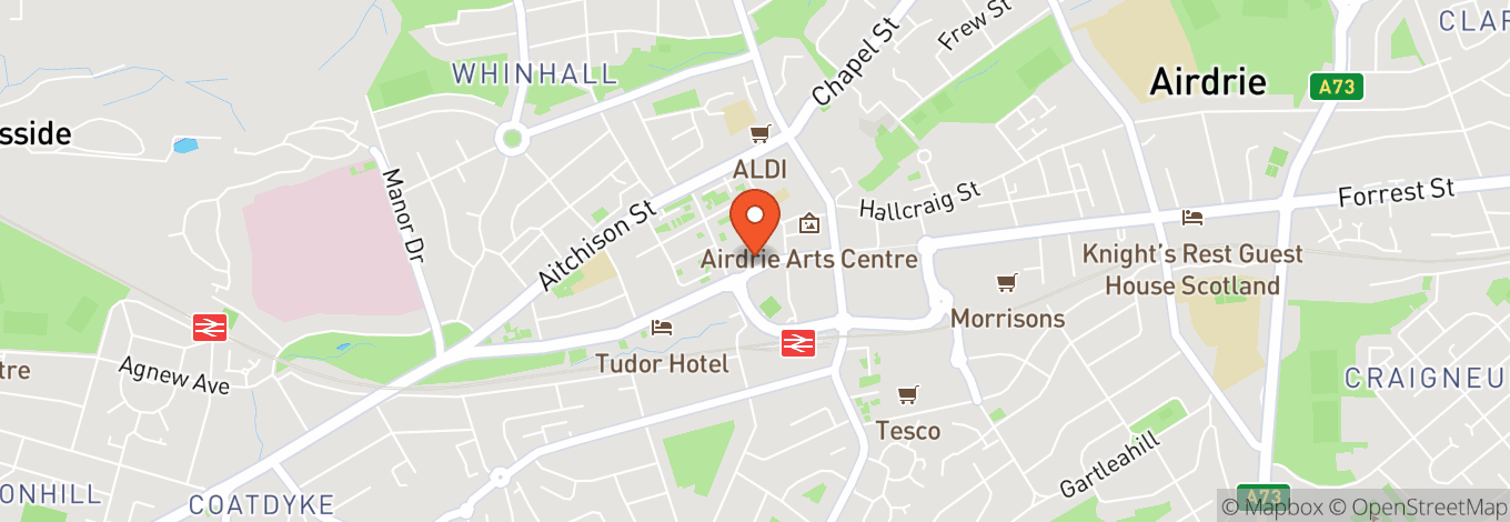 Map of Airdrie Town Hall