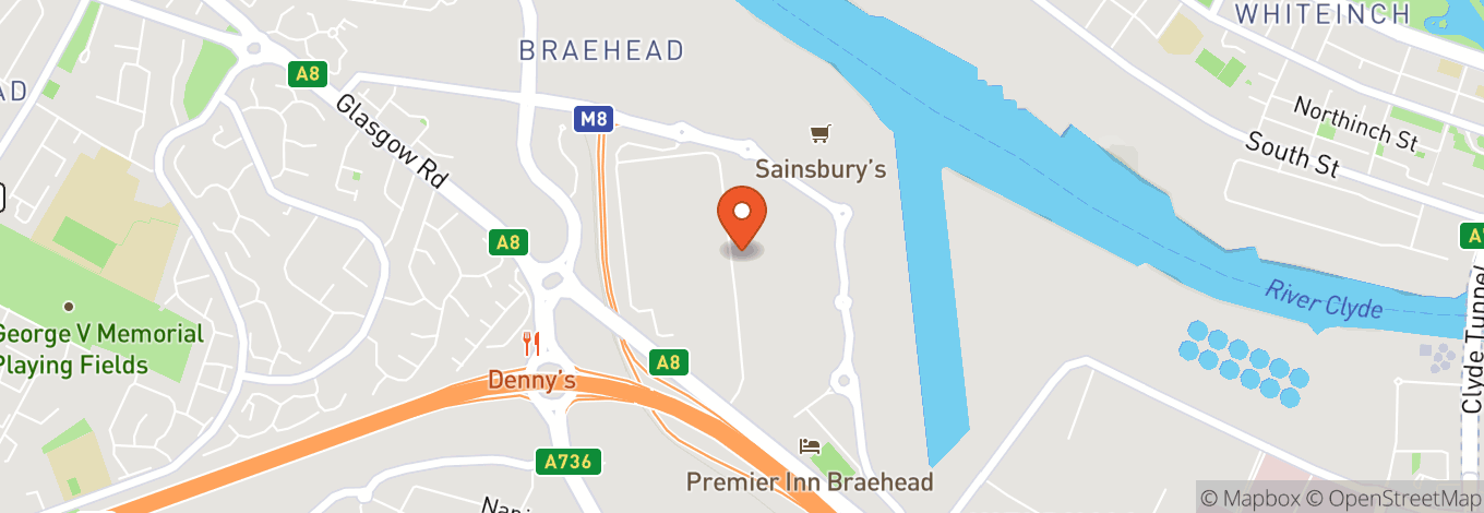 Map of Braehead Shopping Centre