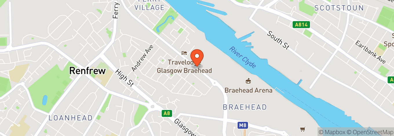 Map of Braehead Arena