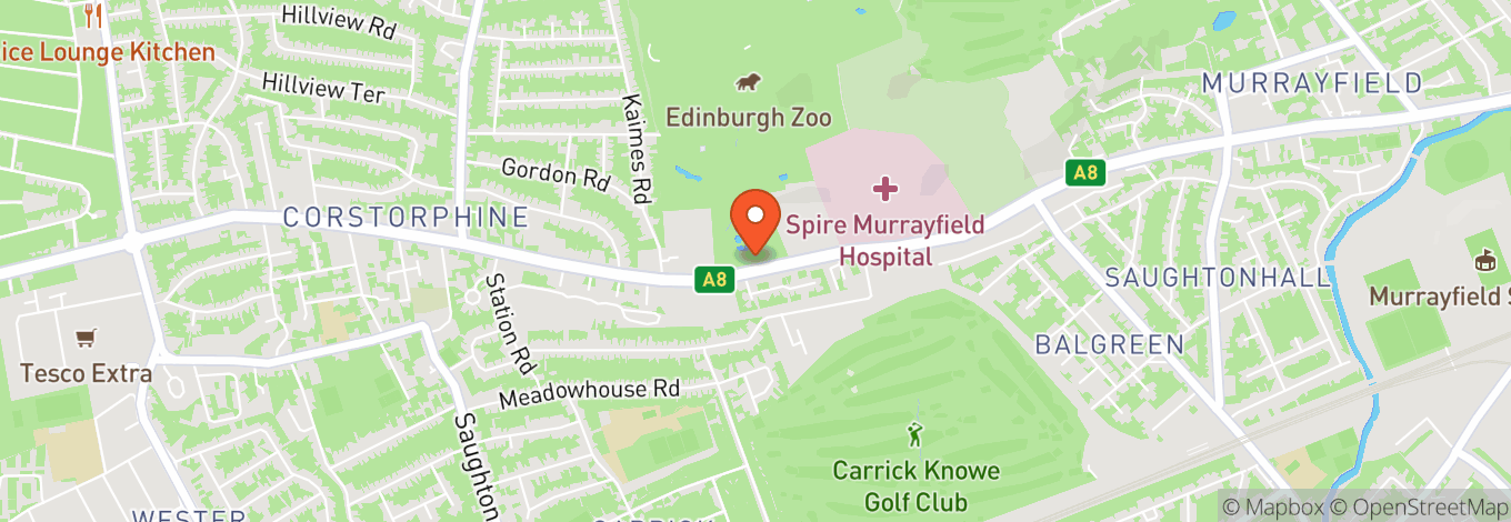 Map of Edinburgh Zoo