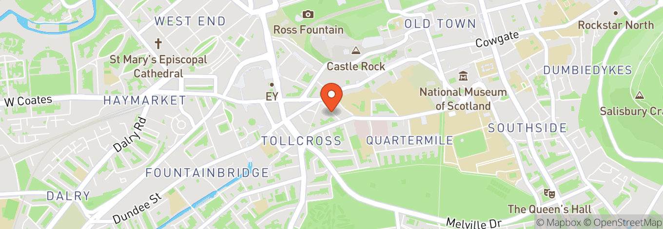 Map of Lauriston Hall
