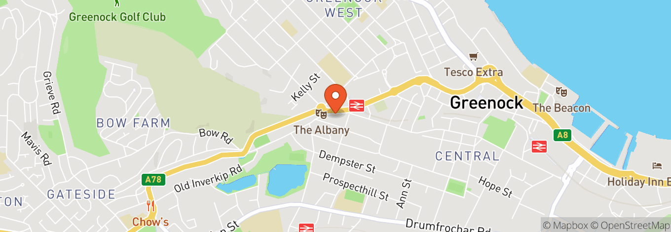 Map of The Albany Theatre