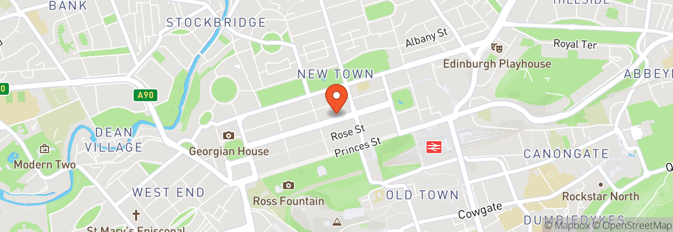 Map of The Alchemist George Street