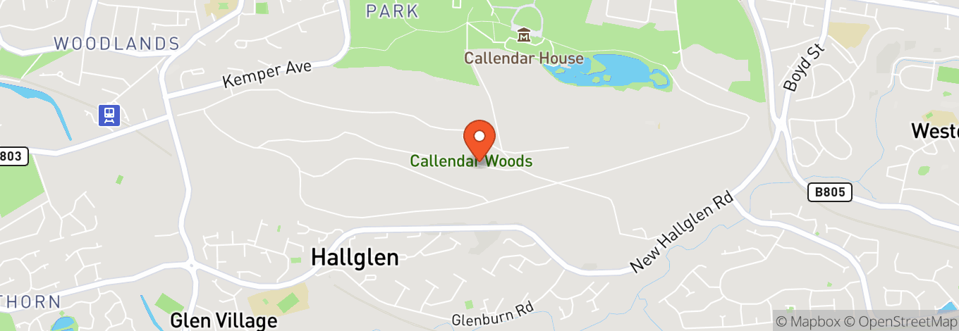 Map of Callendar Park