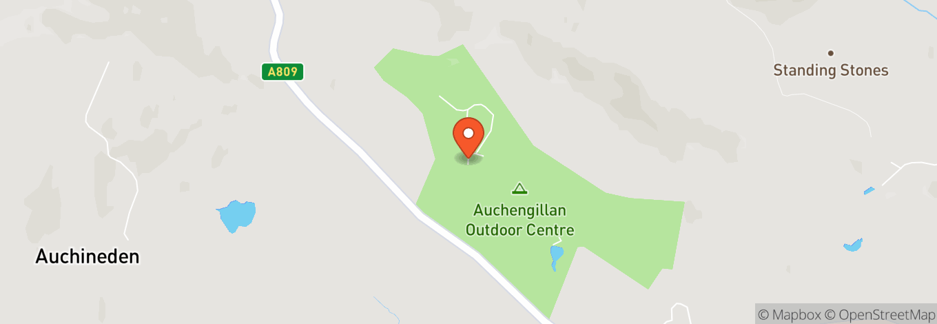 Map of Auchengillan Outdoor Centre