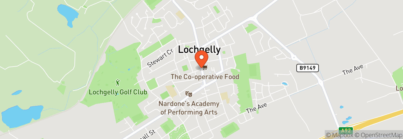 Map of Lochgelly Centre