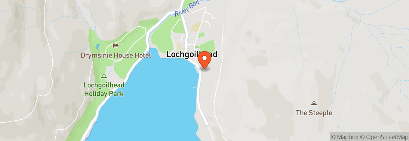 Map of Lochgoilhead Village Hall