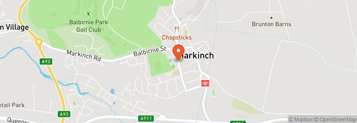 Map of Markinch Town Hall Management Committee