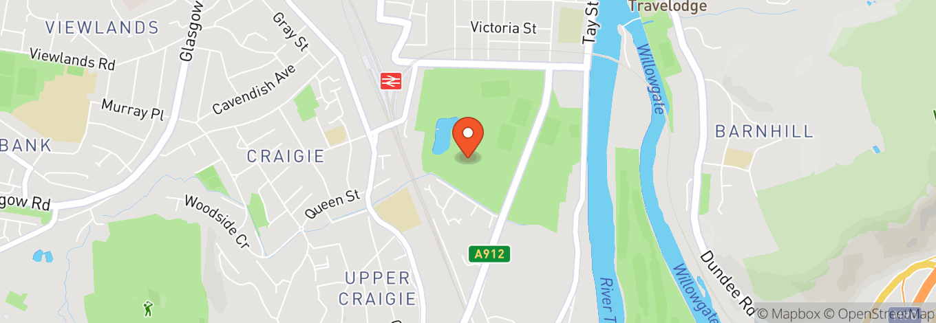 Map of South Inch Park