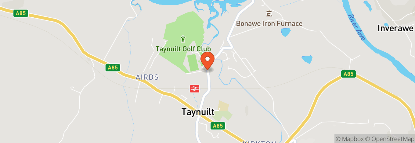 Map of Taynuilt Village Hall