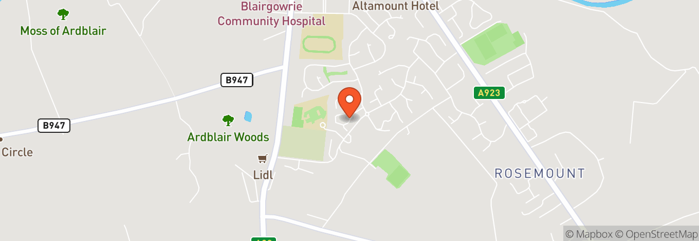 Map of Blairgowrie Community Campus