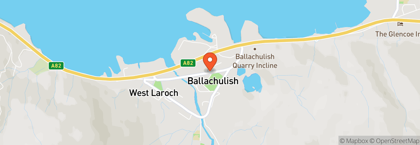 Map of Ballachulish Village Hall