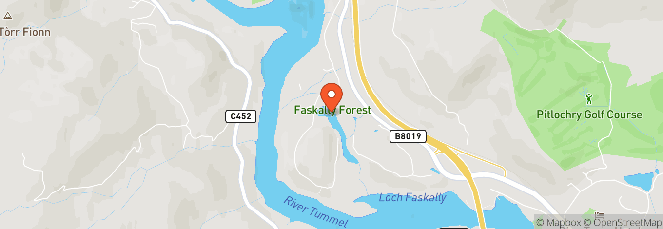 Map of The Enchanted Forest, Pitlochry