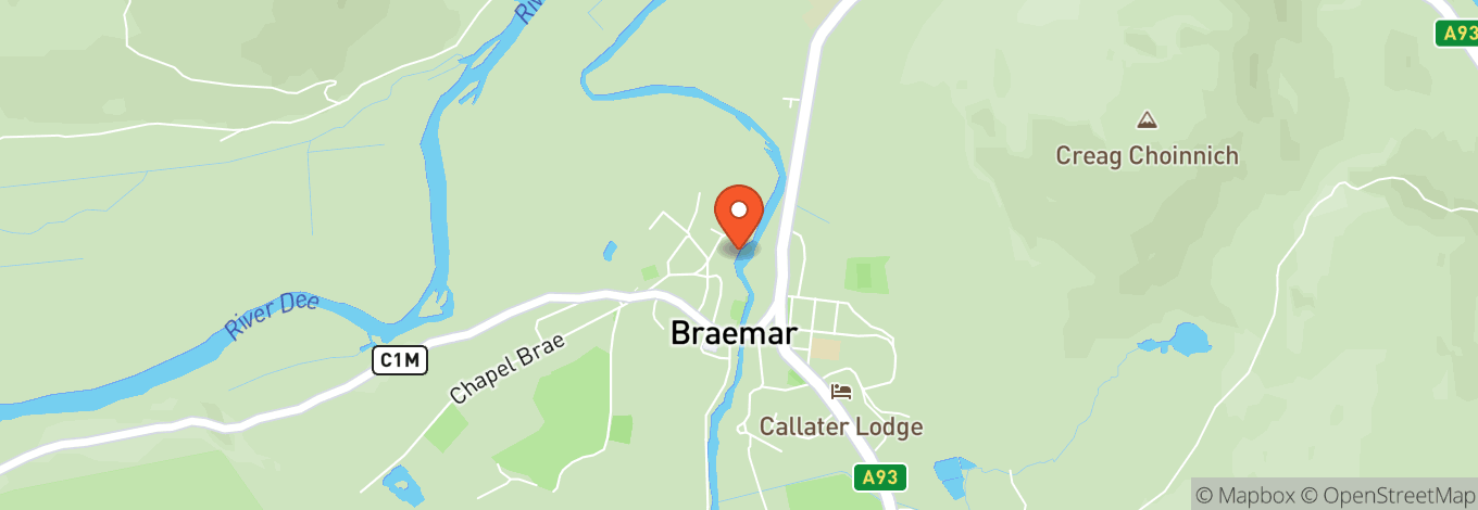 Map of Braemar