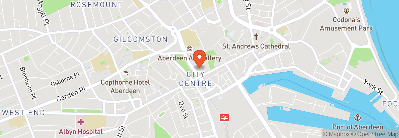 Map of Cafe Drummonds