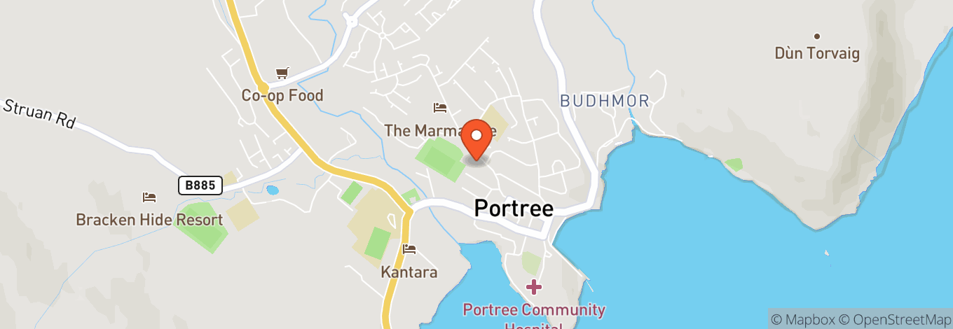 Map of Portree Community Centre