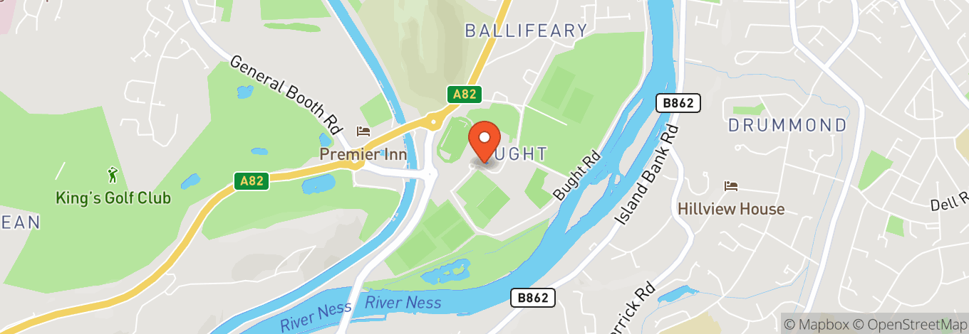 Map of Inverness Leisure Centre