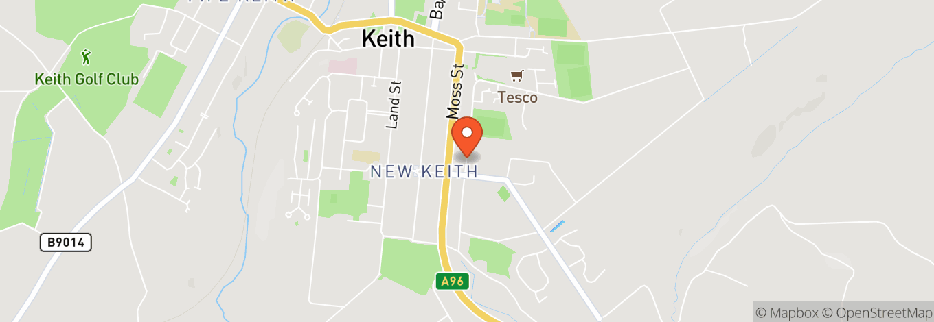 Map of Kynoch Park - Keith