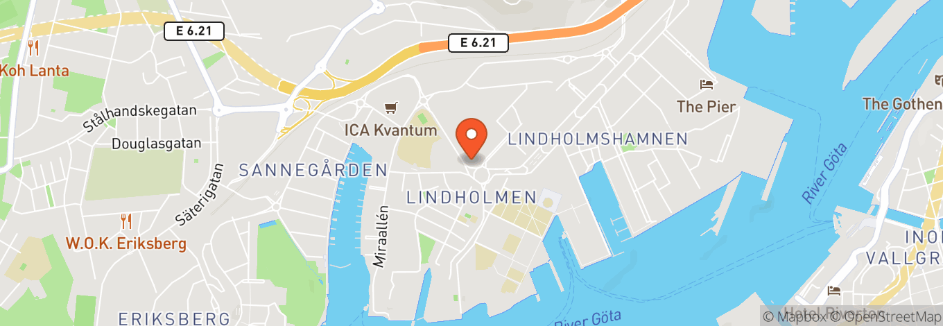 Map of Gothenburg Film Studios