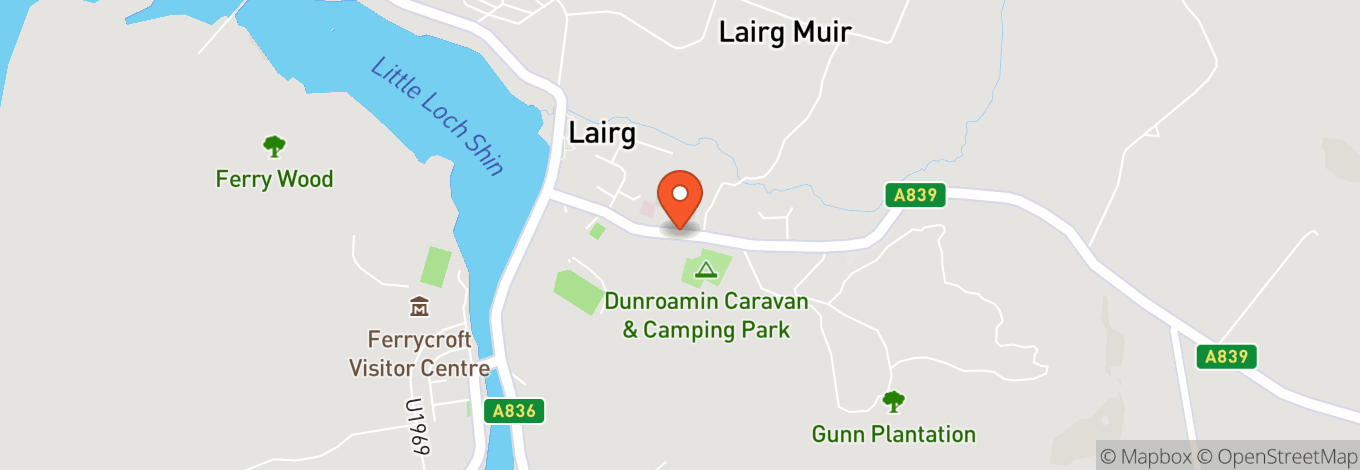 Map of Lairg Community Centre