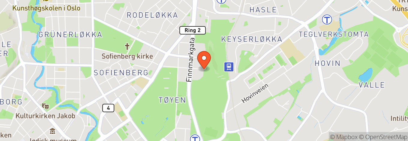 Map of Tøyen Park