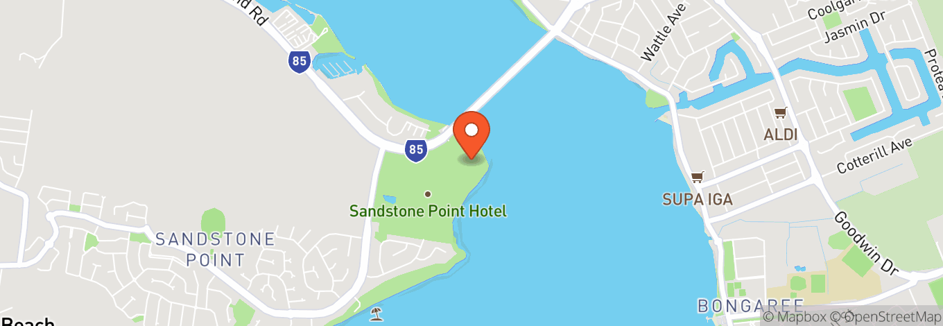 Map of Sandstone Point Hotel