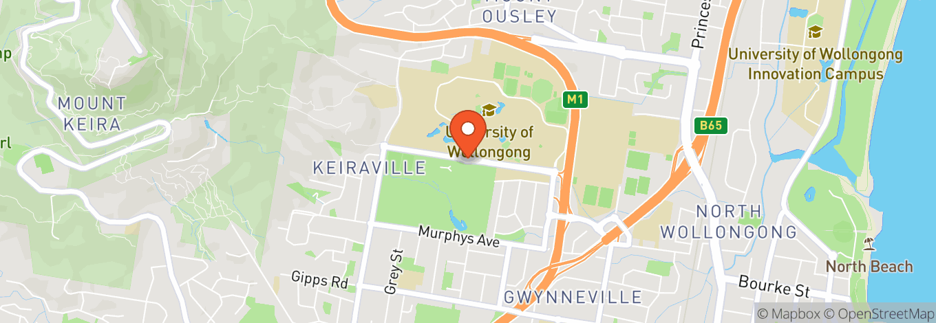 Map of University Of Wollongong