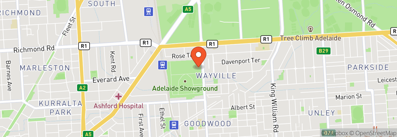 Map of Adelaide Showground
