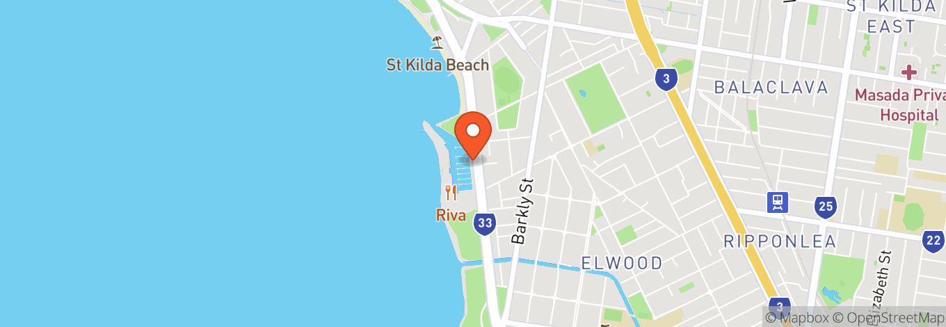 Map of Riva (Riviera Beach Club)